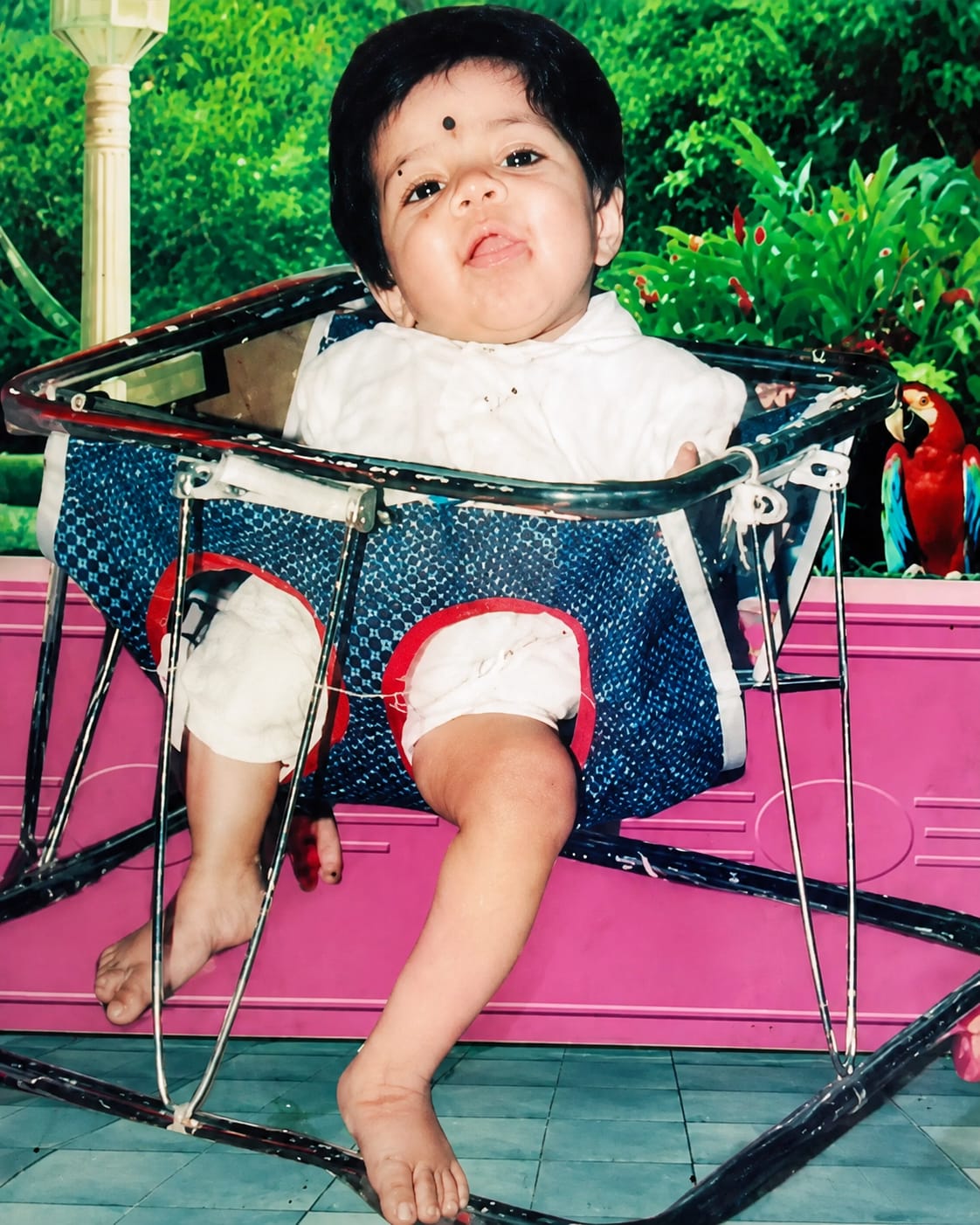 Dhiraj as a baby