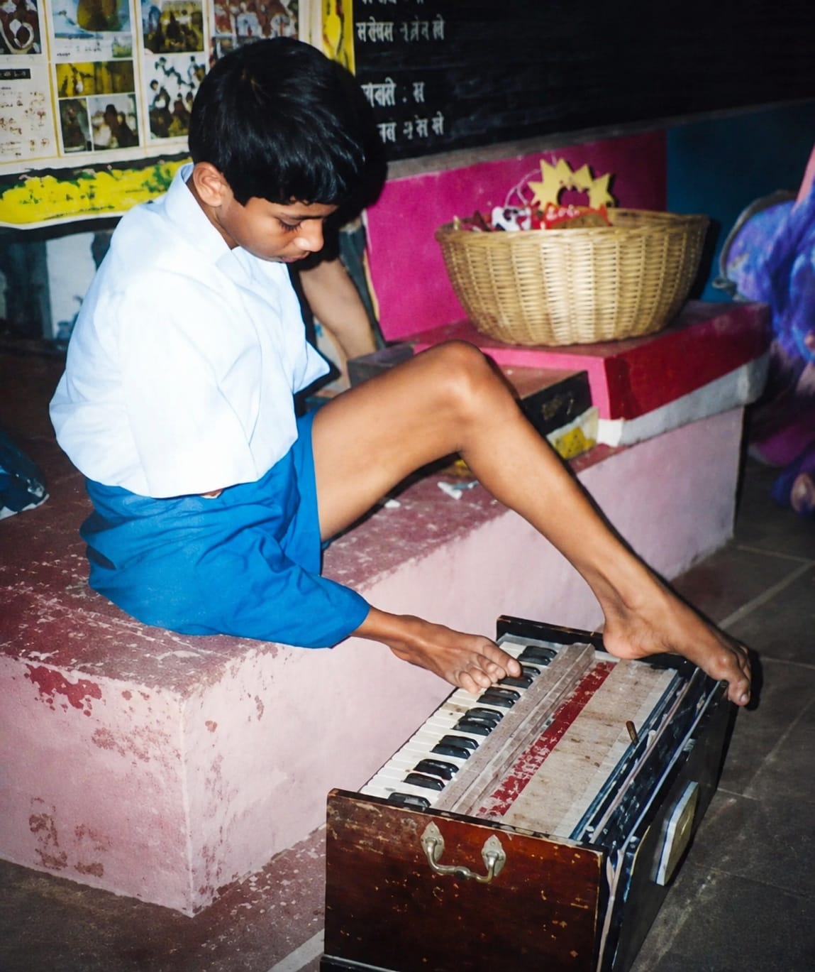 Dhiraj as a child — where art began